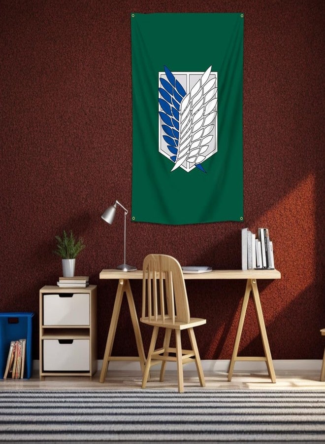 MOOR Attack On Titan Tapestry Shingeki No Kyojin Wall Hanging（60X40Inch,Vivid Color,Polyster） For Man Cave,Dorm,Gift Needs (M11-193) - Image 4